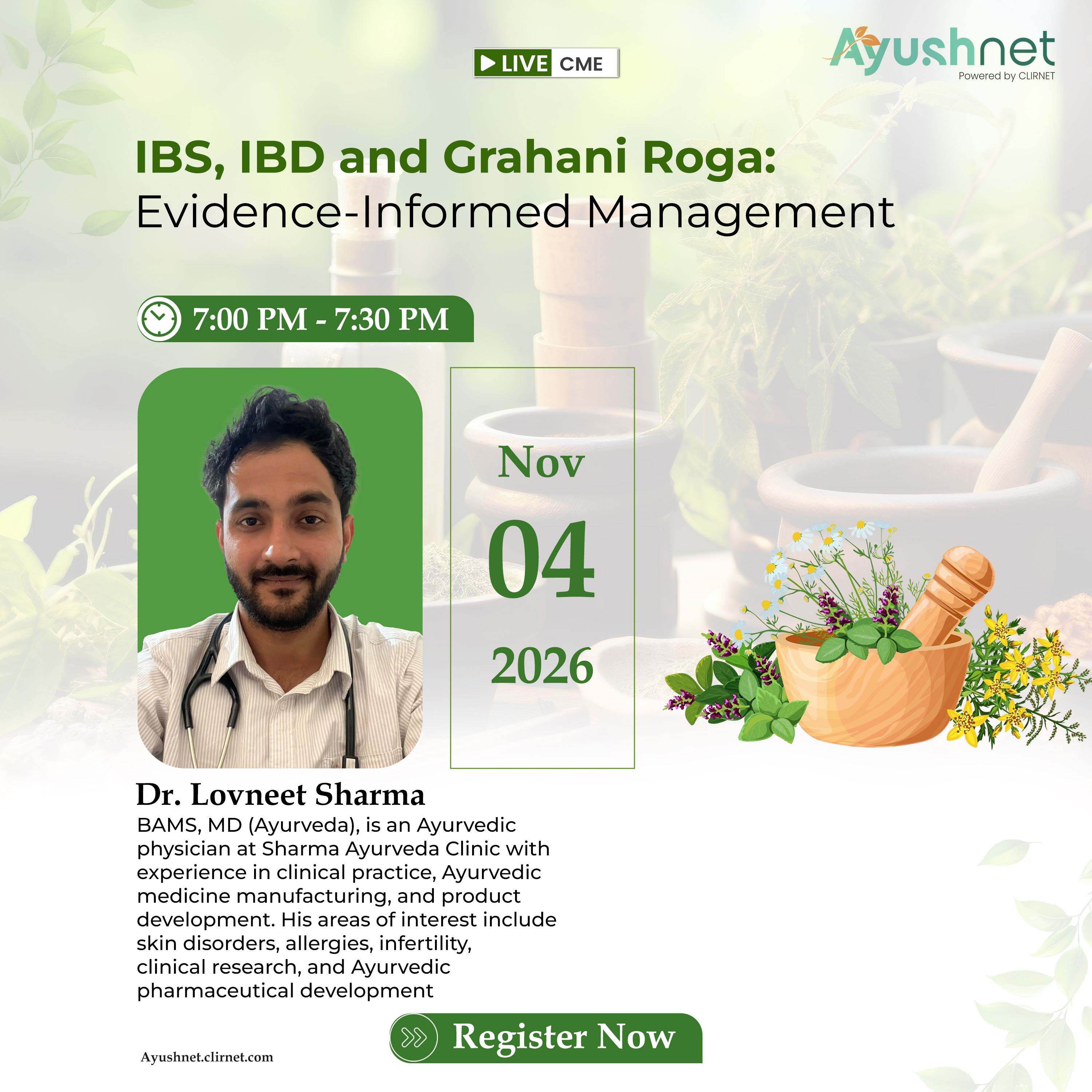 IBS, IBD and Grahani Roga: Evidence-Informed Management